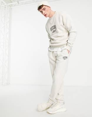 Reebok Vintage joggers in oatmeal - exclusive to ASOS - ASOS Price Checker