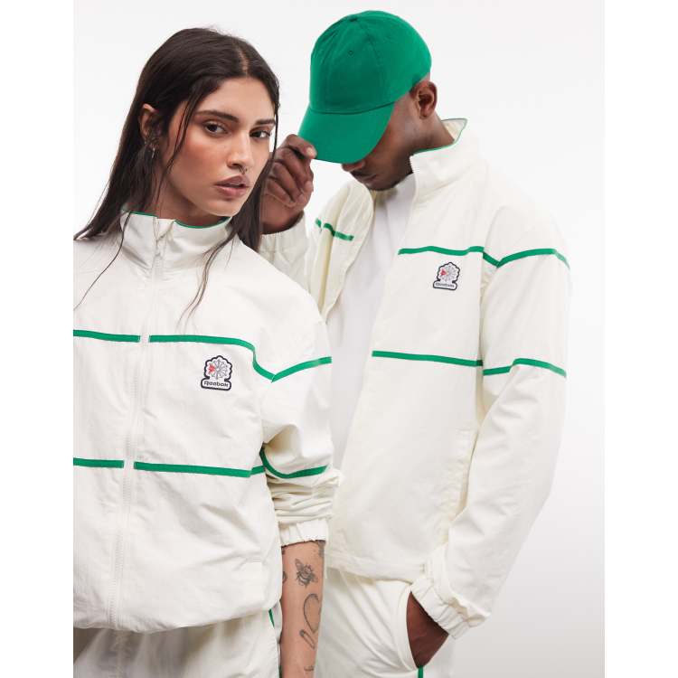 WarrenSapp #99 Reebok On-Field 白ジャージ 2XL Reebok windbreaker jacket in off- white - Exclusive to ASOS | ASOS