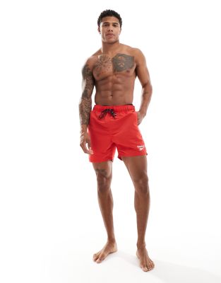 Reebok Winton Swim Short in Radiant Red