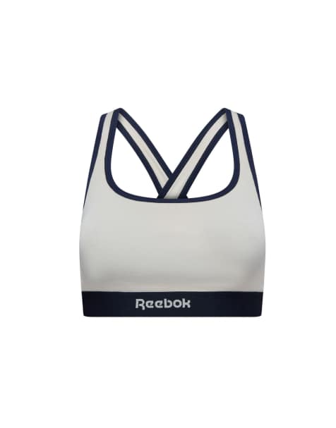 Reebok Womens reebok jala bra top in cream - view 1