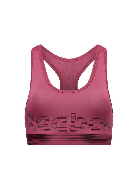 Reebok Womens reebok tiana bra top racer back pink in pink - view 1