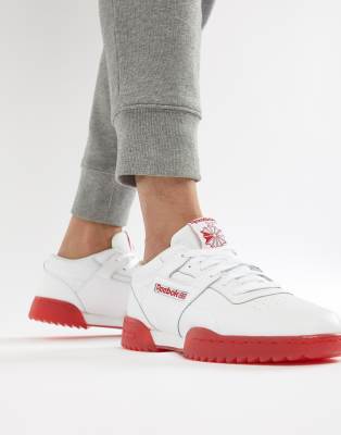 reebok workout ripple white