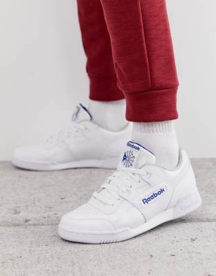 Reebok Workout Plus trainers in white - ASOS Price Checker