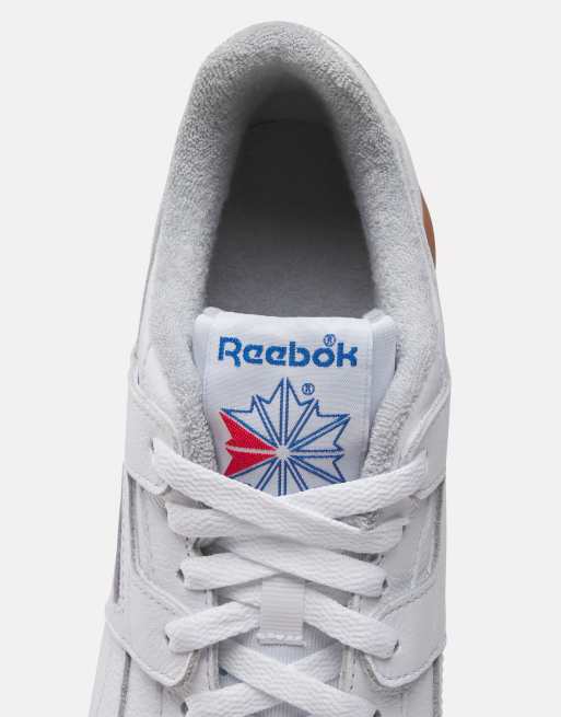 Reebok workout plus – Białe buty sportowe z gumową podeszwą, 3 z 4
