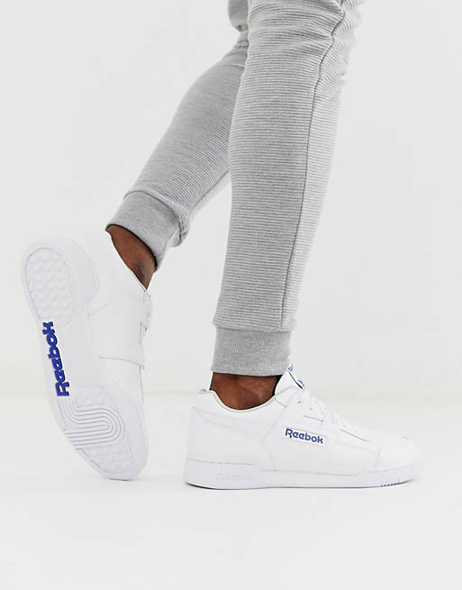 Reebok - Workout Plus - Białe buty sportowe