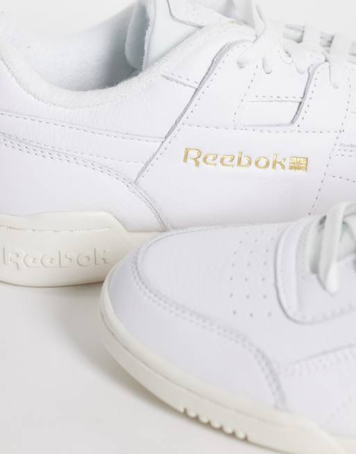 Reebok Workout Plus białe buty sportowe, 4 z 5