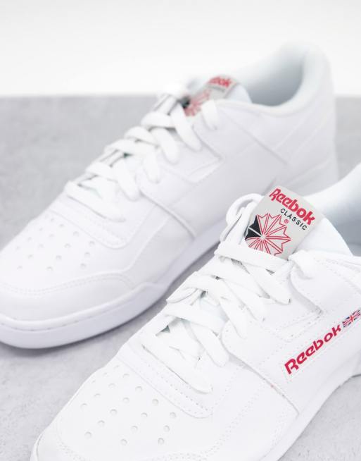 Reebok Workout Plus Mu Sneakers In White Asos