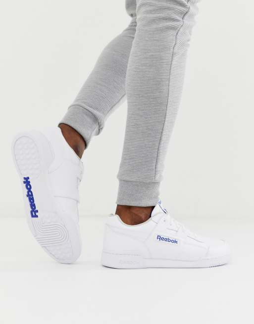 reebok workout plus trainers in white