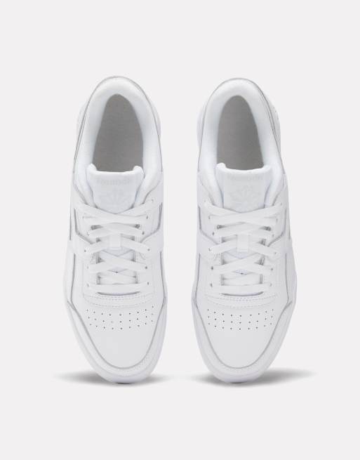 Reebok Workout Plus trainers in all white, 2 of 5
