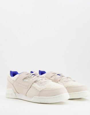 Reebok Workout Plus trainers in beige - ASOS Price Checker