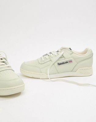 Reebok Workout Plus Trainers In Cream 