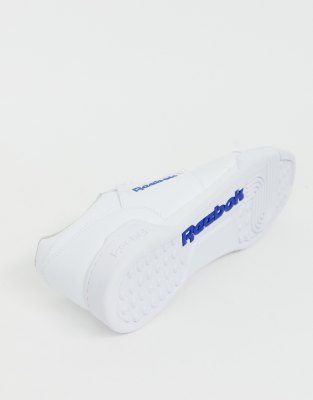 white reebok workout trainers