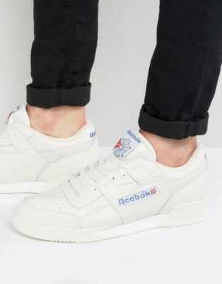 Reebok Workout Plus Vintage Sneakers In White BD3386 | ASOS