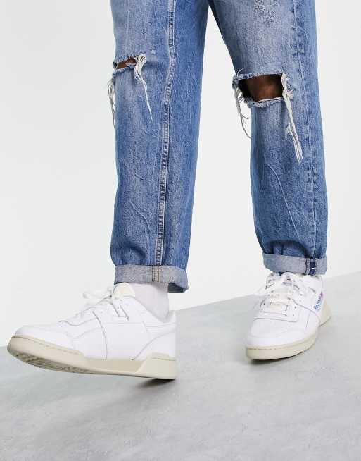 Reebok Workout Plus Vintage sneakers in wit