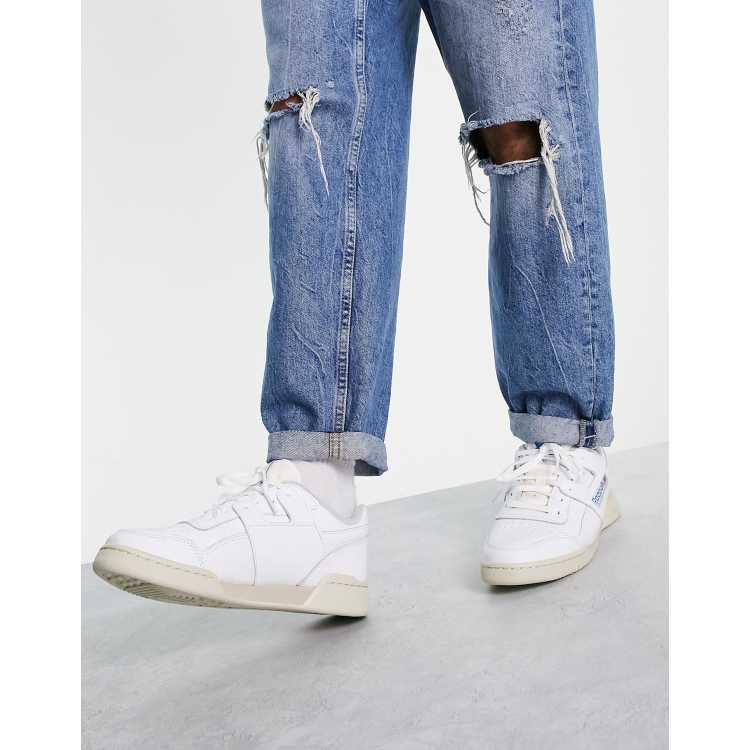 Ontmoedigd zijn privaat Spookachtig Reebok Workout Plus vintage trainers in white | ASOS