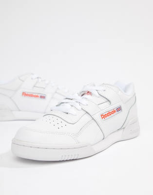 reebok workout plus trainers in white