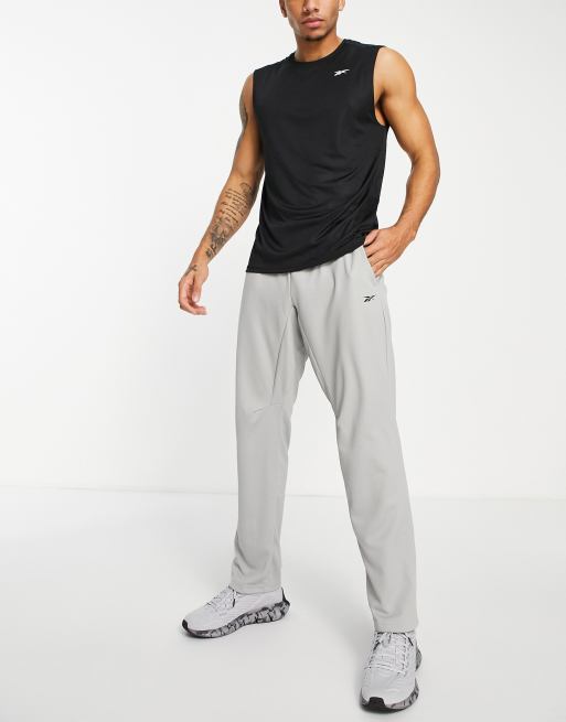 gray reebok sweatpants