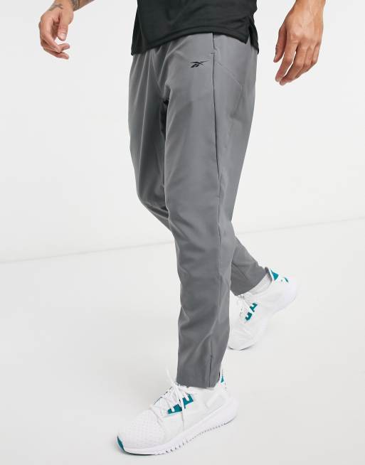 Reebok trousers on sale mens grey