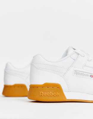 reebok classic workout sneakers with gum sole
