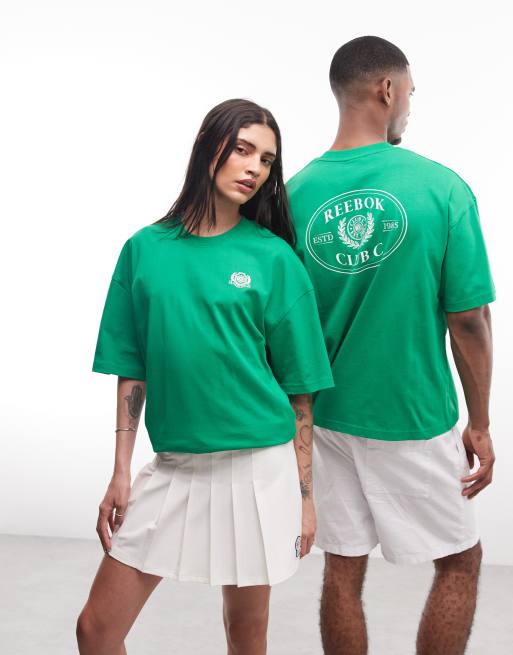 Reebok x ASOS - Colección exclusiva - Camiseta verde con estampado gráfico, 4 de 4