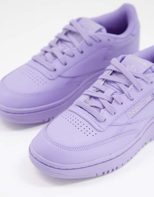 Reebok x Cardi B – Club C Double – Fioletowe buty sportowe, 3 z 4