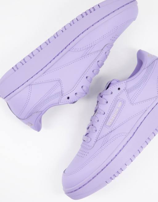 Reebok x Cardi B – Club C Double – Fioletowe buty sportowe, 4 z 4