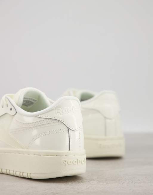 Reebok x Cardi B – Club Cardi Coated – Club C Double – Sneaker in Triple-Weiß, 4 von 4