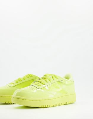 Reebok Women's Cardi B Club C Double Casual Sneakers From Finish Line In Green
