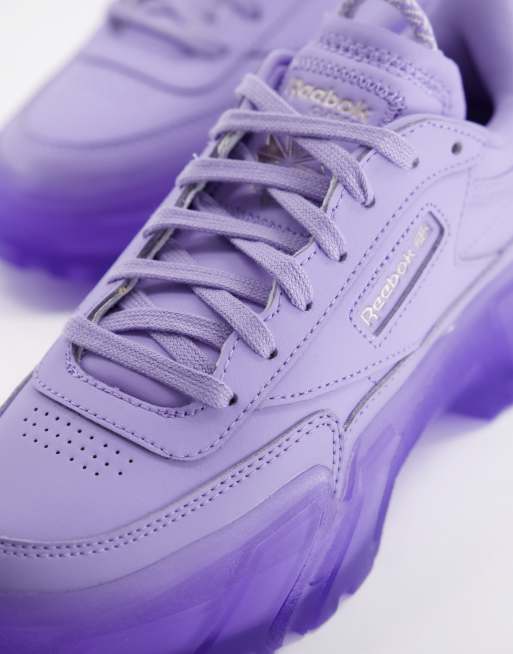 Reebok purple hot sale trainers