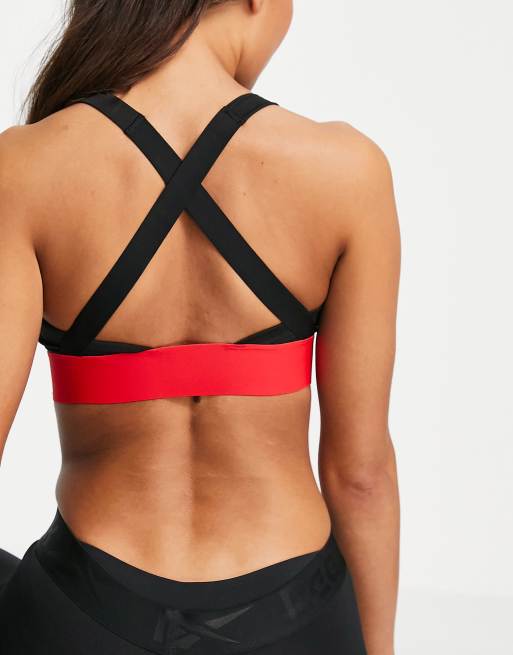 Reebok x Cardi B logo bralette in black, 2 of 4
