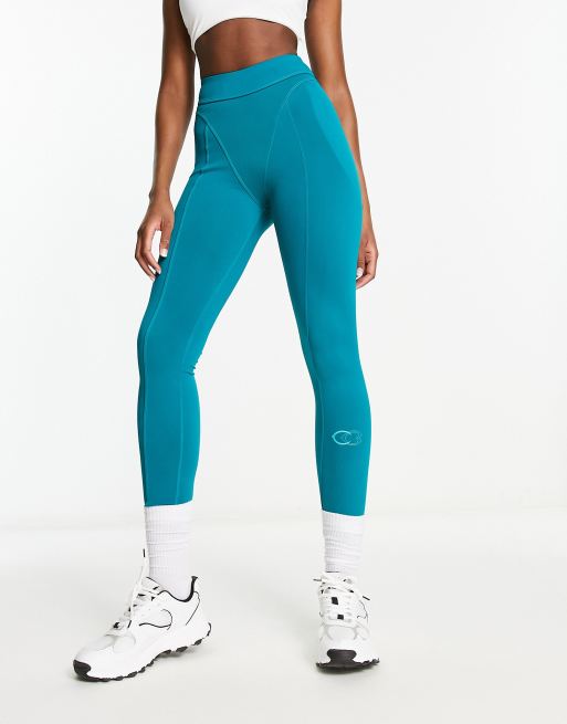 Reebok Women's Dynamic Highrise 7/8th Legging with Branded