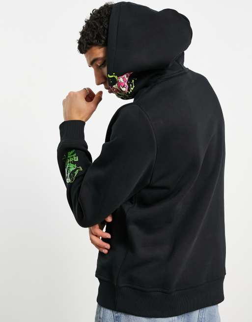 Reebok x Ghostbusters hoodie in black ASOS