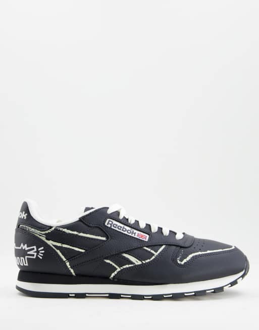 Reebok x Keith Haring Classic Leather trainers in black