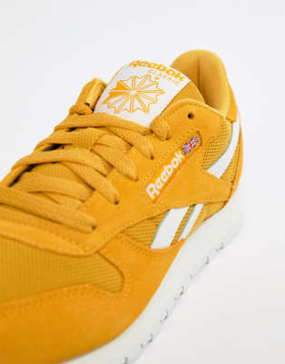 Reebok Yellow Classic Leather MU 