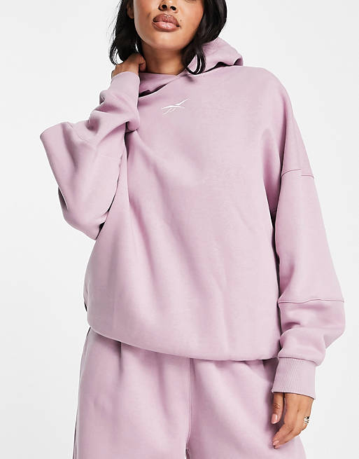 Reebok Yoga Studio Lux hoodie in pink | ASOS