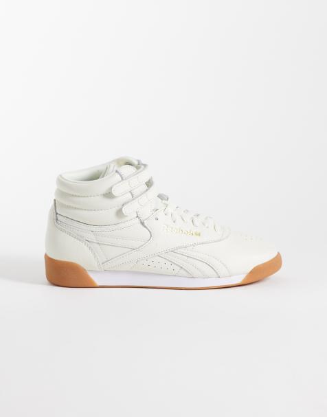 Reebok - Zapatillas de deporte Freestyle Hi en blanco con suela de goma - view 1