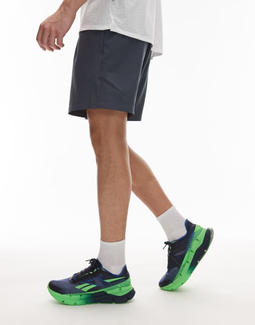 Reebok Zignition running trainers in navy and green, 5 of 5