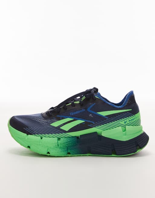 Reebok - Zignition - Sneakers da corsa verdi e blu navy, 2 di 5