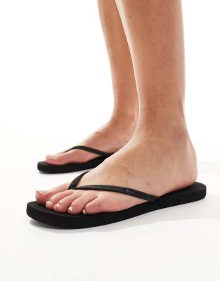 Reef Bliss Nights flip flops in black