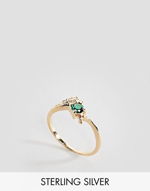 Snake sales emerald ring