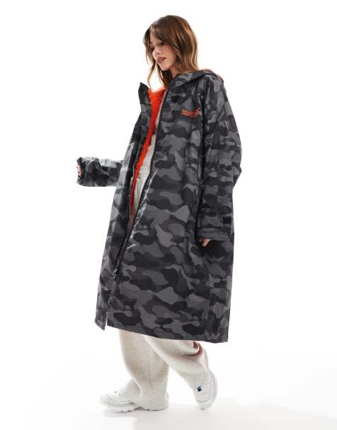 Regatta Adult waterproof Rainwear robe in grey