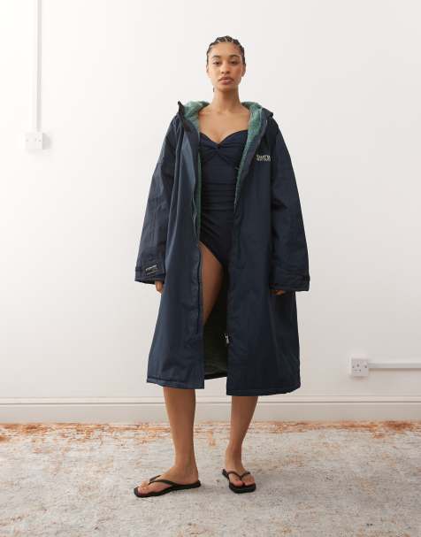 Regatta Adult waterproof robe in blue - view 1