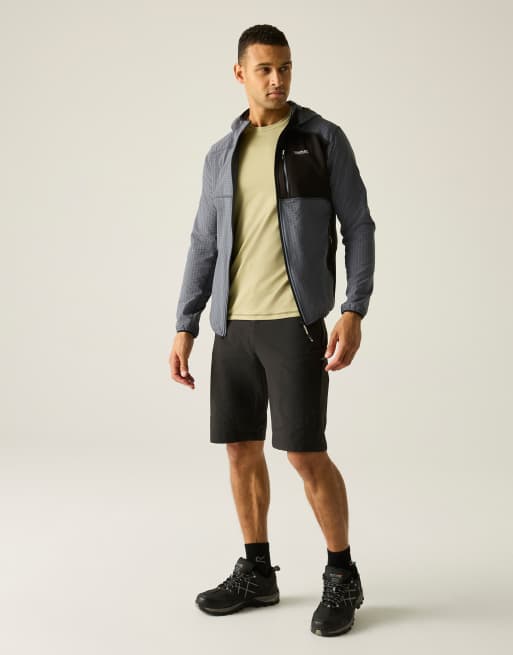 Regatta - Alven - Hiking - Fleece in stormgrijs en zwart, 2 van 4