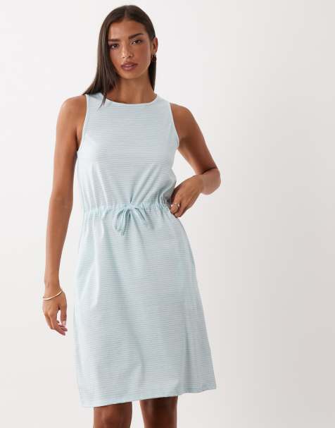 Regatta Amorie lightweight dress in skyway white wavy stripe - view 1