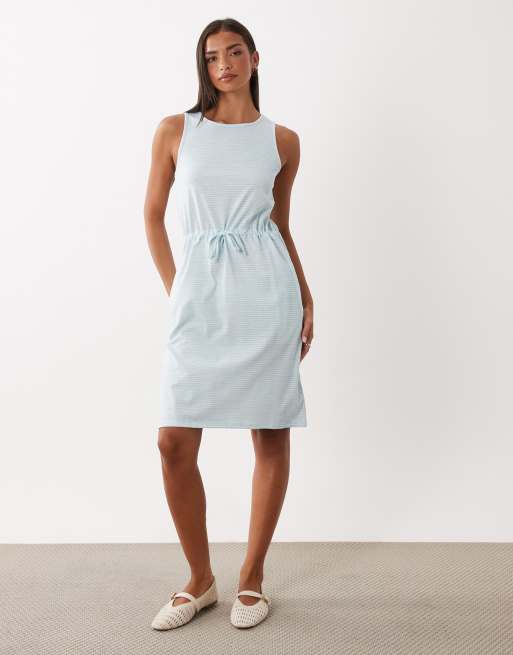 Regatta Amorie lightweight dress in skyway white wavy stripe, 2 of 4