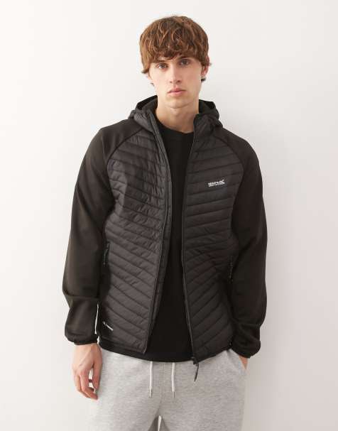 Regatta Andreson hybrid jacket in black - view 1