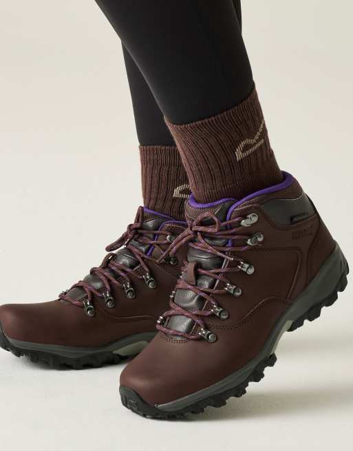 Regatta Bainsford waterproof walking boots in brown, 3 of 4