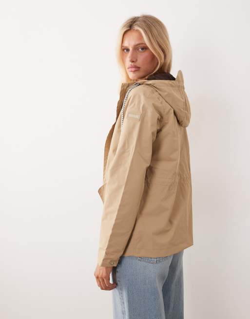 Regatta Bayletta hooded jacket in barleycorn dark leopard, 4 of 4