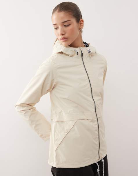 Regatta Bayletta ii waterproof jacket in cream white - view 1