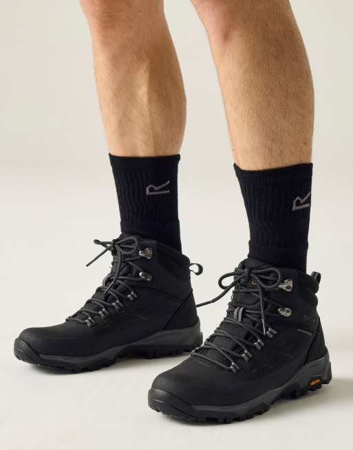 Regatta Blake boot breathable walking boots in black, 4 of 4